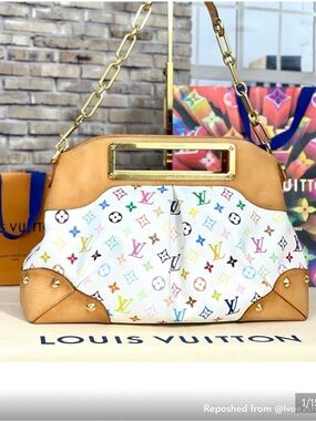 AUTH Louis Vuitton Multicolore Judy GM 😍